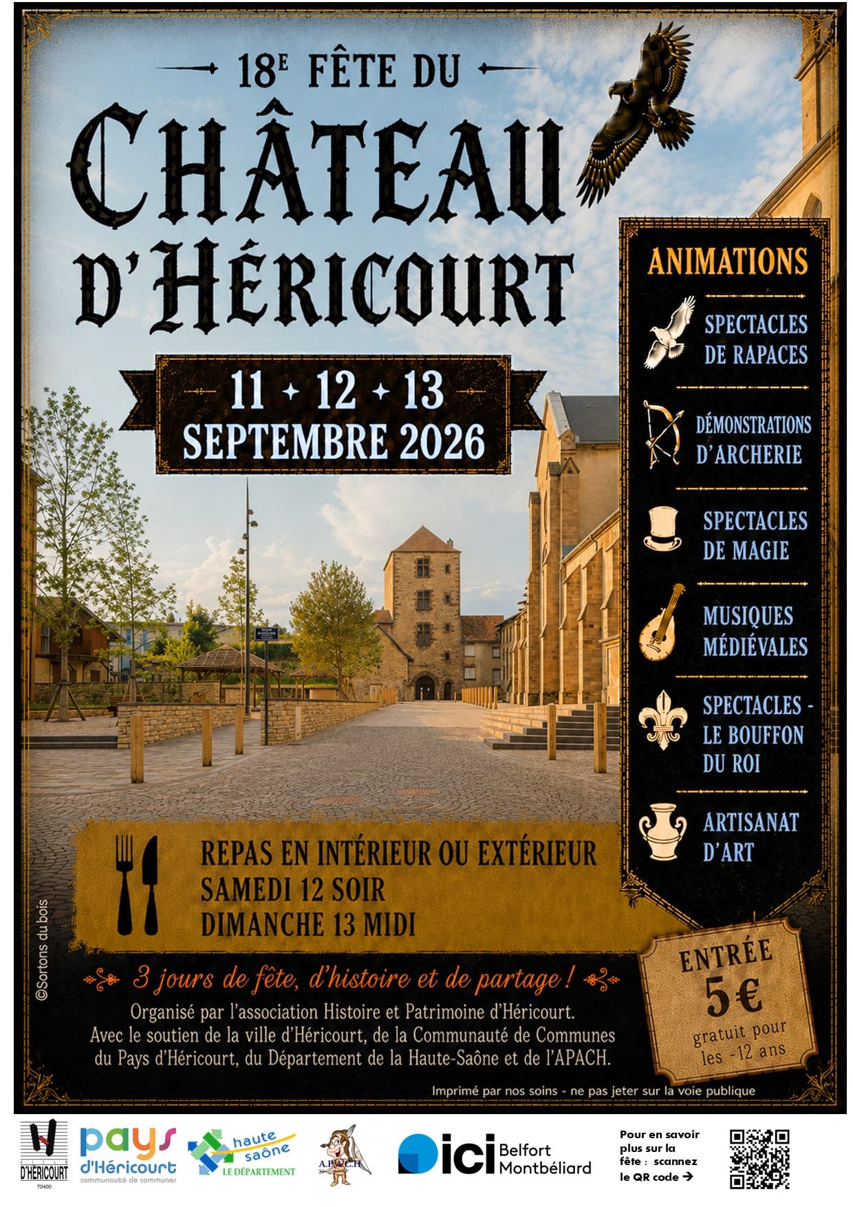 Affiche fête du château